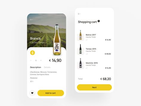 Ux Typography, App Graphic Design, Figma Tutorial, Wine App, Ui Cards, Beer List, Plant App, Best Ui Design, Flat Web