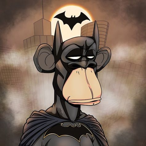 Bored Ape x Batman #13 - lNTO THE METAVERSE x ADlDAS ORlGlNALS X | OpenSea Nft Images, Nft Monkeys, Ape Nft, Animal Mashups, Bored Ape, Nft Crypto Art, Cartoon Style Drawing, Sticker Logo, Instagram Dp