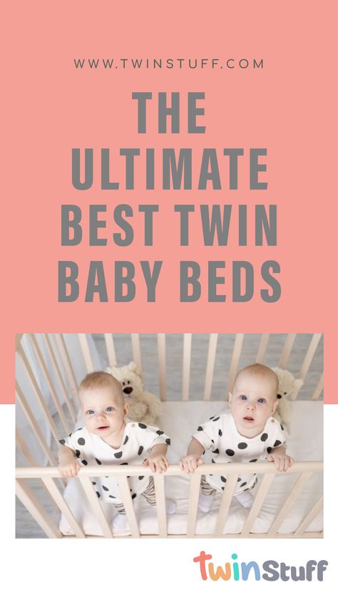 Luckily for you, there is a wide range of twin baby beds types to choose from, all of which are designed to provide you with comfort, and baby safety. Cribs For Twins Small Spaces, Twin Baby Room Ideas, Cribs For Twins, Twin Baby Beds, Twin Babies Nursery, Twin Cots, Twin Baby Rooms, Twin Cribs, Baby Beds