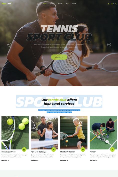 Paritime – Tennis Club WordPress Theme created especially for Tennis Club, Personal Coach, Table Tennis, Ecommerce Shop, Tennis Courts Billiard Club and other. Coach Table, Design Sites, Ecommerce Shop, Tennis Courts, Tennis Club, Tennis Clubs, Personal Coach, Sports Clubs, Ui Kit