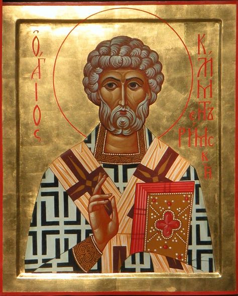 St Clement bishop of rome by yellika on Deviant Art St Ignatius Of Antioch, St Polycarp, Ignatius Of Antioch, St Ignatius, St Clement, 1st Century, Deviant Art, Orthodox Icons, New Testament