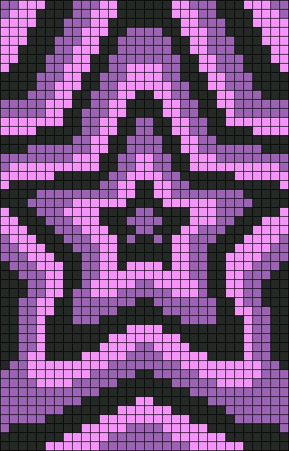 2 Colour Pixel Art, 4 Color Pixel Art, Swirl Pixel Art, Spiral Pixel Art, Long Alpha Patterns, Bead Tapestry Patterns, Pixel Art Pattern Aesthetic, Pixel Art 2 Colors, Simple Pixel Pattern