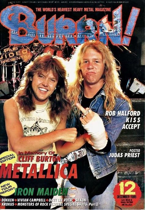 Metallica Magazine, Cliff Em All, Ross Halfin, Bob Rock, Vivian Campbell, Rob Halford, Acid Rock, Rock Festivals, Metal Magazine