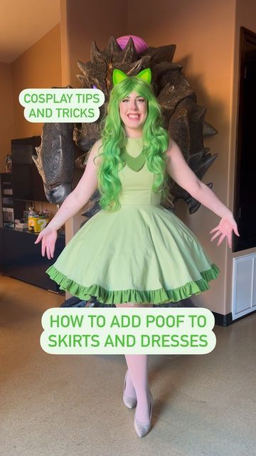 How To Make A Puffy Skirt, How To Make A Hoop Skirt Diy, How To Make Petticoat Tutorials, Hoop Skirt Tutorial, Dresses With Petticoats, Diy Petticoat No Sew, How To Make A Hoop Skirt, Skirt With Petticoat Outfit, How To Make A Petticoat