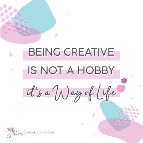 Hobby Asthetic, Jewelry Quotes Funny, Scrapbooking Quotes, Art Slogans, Crafting Quotes, 1 Anniversary, Captions For Instagram Posts, Quotes Background, Creative Quotes