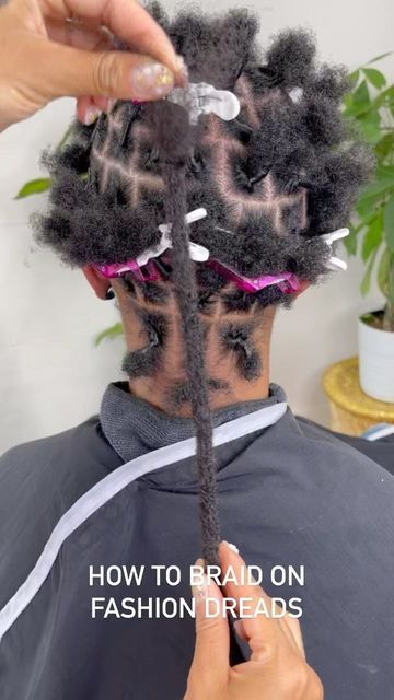 Instant Dreads, How To Do Dreadlocks, How To Start Dreadlocks, Starting Dreads, Dread Hair Extensions, How To Braid, Dreads Girl, Curly Crochet Hair Styles, Loc Extensions