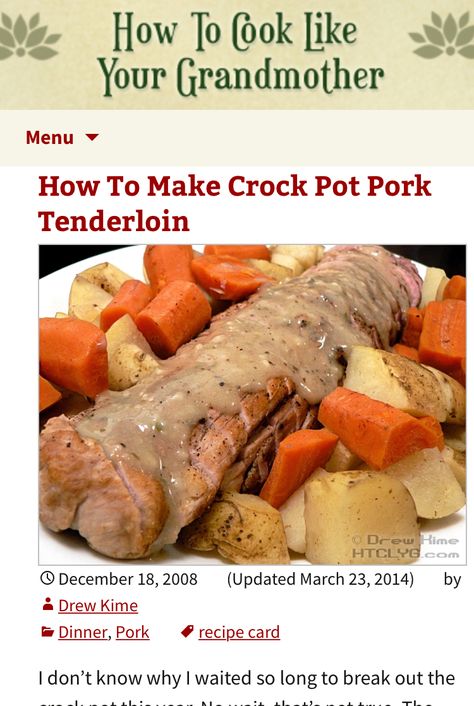 Crockpot Pork Tenderloin With Potatoes And Carrots, Pork Tenderloin Recipes In Crockpot With Potatoes And Carrots, Slow Cook Pork Tenderloin, Crock Pot Pork Tenderloin, Pork Tenderloin Crock Pot Recipes, Tenderloin Recipes Crockpot, Crockpot Pork Tenderloin, Juicy Pork Tenderloin, Pork Tenderloins