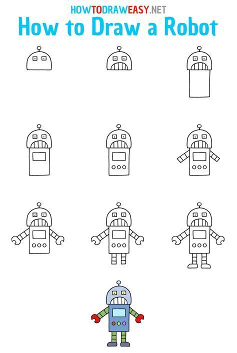 How Draw Robot Diagram at Maryjoslyn Drawings step by step for kids #drawingsstepbystepforkids Drawing ideas #drawingideas Drawing ideas for kids #drawingideasforkids 6.362 How To Draw A Robot Step By Step, How To Draw A Robot, How To Draw Robots, Robot Doodle, Draw Robot, Direct Drawing, Robot Drawing, Robot Videos, Drawing Legs