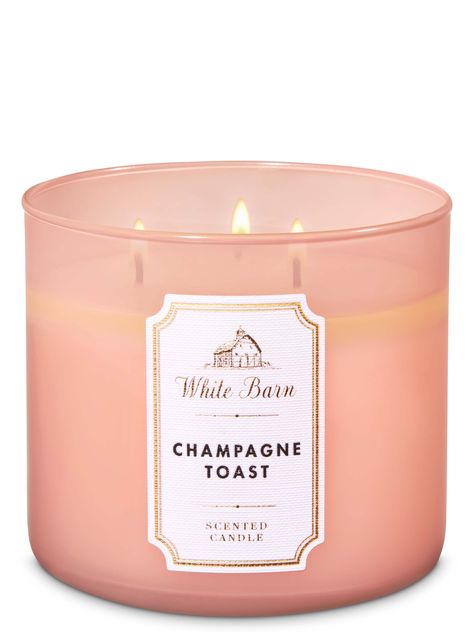 STYLECASTER | Bath and Body Works candles | autumn candles | fall candles | scented candles | Champagne Toast WB 3 Wick Candle Bath And Body Works Candles, Spring Candles, Bath Body Works Candles, Romantic Candles, Clean Candle, Champagne Toast, Candle Maker, Bath Candles, Mini Candles