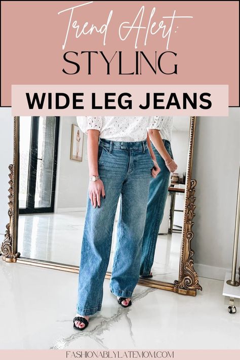 Looking for chic outfit ideas featuring Wide Leg Pants? Check out these Women's Fashion styling tips for women over 30! From tailored Women's Bottoms to versatile Women's Jeans, you’ll find plenty of inspiration to help you create effortlessly stylish looks that are flattering and easy to wear. Styling Wide Leg Jeans, Women's Style Tips, Wide Leg Jeans For Women, Jeans And Bodysuit, Fashion Styling Tips, 30 Fashion, Outfit Tips, Sophisticated Outfits, Chic Outfit Ideas