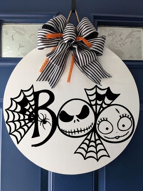 Nightmare Before Christmas Wooden Sign, Jack Skellington Welcome Sign, Jack Skellington Wood Sign, This Is Halloween Jack Skellington, Jack Skellington Door Hanger, Nightmare Before Christmas Door Sign, Nightmare Before Christmas Porch Sign, Jack Skellington Decor, Jack Skellington Wreath Diy