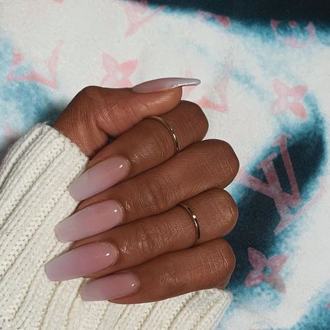 Neutral Nails Acrylic, Maquillage On Fleek, Nagellack Trends, Neutral Nails, Girls Nails, Minimalist Nails, Dream Nails, Fire Nails, Classy Nails