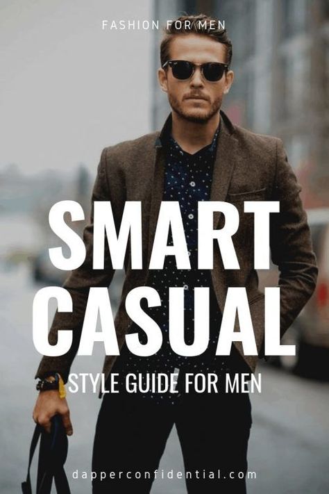 Smart Casual Dress Code, Stile Casual Chic, Mens Smart Casual Outfits, Smart Casual Menswear, Dress Code Casual, Casual Chic Outfits, Smart Casual Dress, Casual Dressing, Smart Casual Men