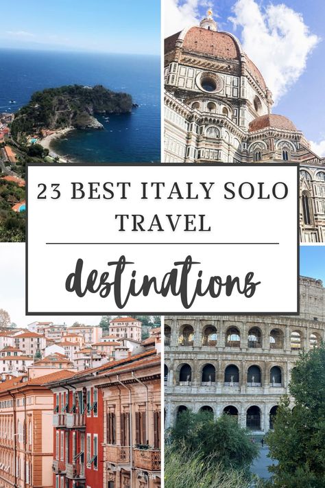 Solo Travel Destinations, Italy Aesthetic, Europe Trip Itinerary, Visit Europe, Dream Travel Destinations, Europe Travel Guide, Europe Travel Destinations, Solo Female Travel, Europe Destinations