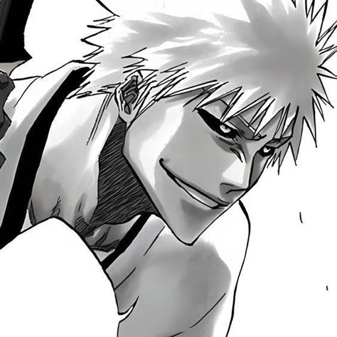 Ichigo White Hollow, Bleach Manga Pfp Black And White, Hollow Ichigo Pfp, White Zangetsu Manga, White Ichigo Manga, White Ichigo Pfp, White Ichigo Icon, Zangetsu Wallpapers, Zangetsu Icon