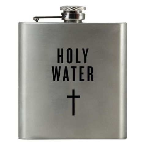 Liquor Gifts, Water Flask, The Fallen Angel, Pantry Items, Holy Water, Puff And Pass, Alcohol Recipes, Hip Flask, Sense Of Humor