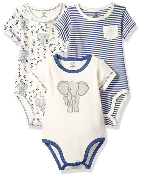 Nature Baby, Blue Elephant, Organic Baby Clothes, Cotton Bodysuit, Blue Elephants, Natural Baby, Baby Body, Baby & Toddler Clothing, Organic Baby