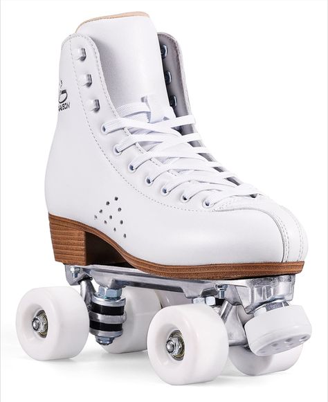 PAPAISON Roller Skates for Women and Men, Deluxe 2 Layer Microfiber Leather Double Row-Classic Roller Skates for Girls, Professional Outdoor Indoor Quad-Skates for Kids & Adults Professional Roller Skates, Outdoor Roller Skates, Outdoor Skating, Quad Roller Skates, Kids Skates, Roller Shoes, Quad Skates, Roller Skaters, Inline Skating