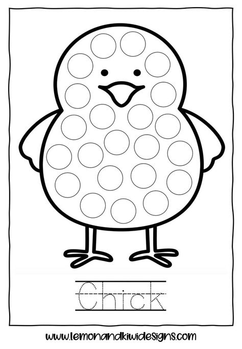 Free Easter Do-A-Dot Printables — Lemon & Kiwi Designs Dot Marker Activities, Easter Preschool, Do A Dot, Easter Coloring Pages, Easter Colouring, Dot Markers, Easter Art, Easter Activities, Finger Painting