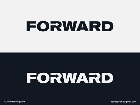 Forward - logo concepts by Helvetiphant™ on Dribbble Forward Logo, Move Logo, Start Logo, Arrow Words, Wordmark Logo Design, Capital Campaign, Logotype Typography, Logo Desing, Logo Design Inspiration Branding