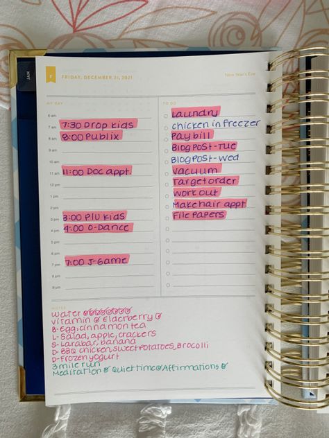 Lindsay's Sweet World: How I Use My Simplified Planner on a Daily Basis + Simplified Planner Launch Day! Simplified Planner, Lara Bars, Check Box, Writing Therapy, Pink Highlights, Use Me, Happy Wednesday, Quiet Time, Planner Pages