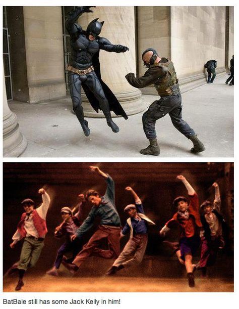 Can't take the Newsies out of batman- I don't like batman, but this is so funny! Newsies Ships, Newsies 1992, The Newsies, Batman Trilogy, Septimus Heap, Batman Meme, Batman Funny, Theatre Nerds, Theatre Life