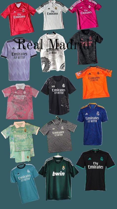 Real Madrid Jersey, Madrid Jersey, Football Tops, Football Shirts, Real Madrid, Aesthetic Clothes, Madrid, Soccer, Football