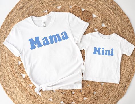 Mama And Son, Mama And Mini Shirts, Mini Shirts, Mama And Mini, Mom And Me, Mommy And Me Outfits, Christmas Gift For Her, Christmas Gifts For Her, Matching Shirts