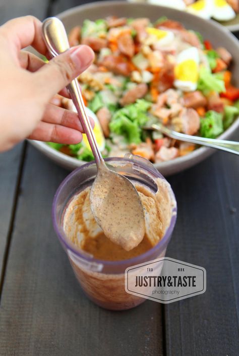 Resep Creamy Salad Dressing Resep Salad Sayur, Creamy Salad, Creamy Salad Dressing, Resep Salad, Super Yummy, Salad Dressing, Mayonnaise, Healthy Food, Breakfast Recipes