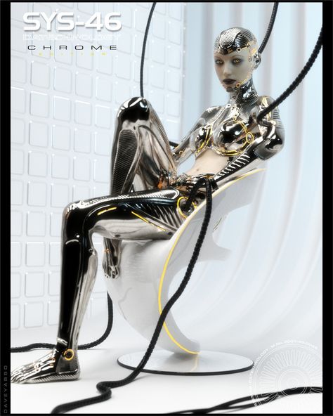 ArtStation - System 46 level 4 morph for Genesis 3 female, Dave Abbott Futuristic Woman, Cyborgs Art, Android Robot, Cyberpunk Girl, Genesis 3, Arte Robot, Cyberpunk Aesthetic, Arte Cyberpunk, 3d Modelle