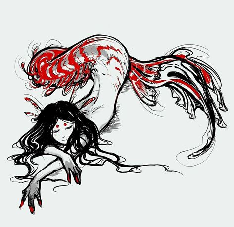 Fish Mermaid, Mermaid Drawings, Pix Art, I Graduated, Tattoo Design Book, Unique Drawings, Fairytale Illustration, Tattoo Art Drawings, Professional Tattoo