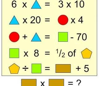 Try to Solve the #Puzzle - 13 Mental Math Activities, Math Riddles Brain Teasers, Logic Games For Kids, Math Division Worksheets, Math Logic Puzzles, Solve The Puzzle, Brain Teasers For Kids, Balancing Equations, Math Genius