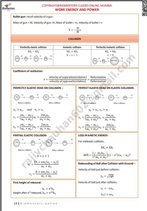 Work Energy Power Physics Formula Sheet, Work Power Energy Formula Sheet, Work Power Energy, Notes Physics, Chem Notes, Physics Study, Work Energy And Power, Basic Notes, Motion Physics