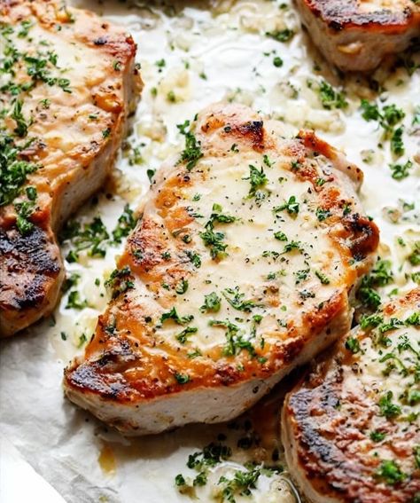 Ranch Pork Chops In Oven Hidden Valley Ranch Pork Chops Baked, Ranch Baked Pork Chops, Oven Baked Ranch Pork Chops, Hidden Valley Ranch Pork Chops, Baked Ranch Pork Chops, Oven Baked Boneless Pork Chop Recipes, Pork Chop Healthy, Baked Centercut Pork Chops, Sheet Pan Pork Chops And Veggies