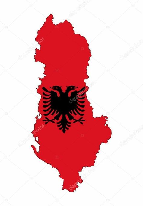 Albania Country, Albania Flag, Visit Albania, Albania Travel, National Symbols, Albania, Photo Stock, Eagles, Country Flags