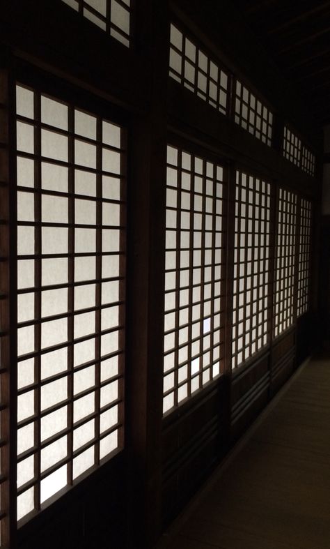 Sliding doors with shoji paper inside Nanzenji Temple, Kyoto, Japan. Japanese Paper Door, Japanese Sliding Door, Nanzenji Temple, Shoji Paper, Japanese Sliding Doors, Shoji Doors, Rolling Door, Kyoto Japan, Architectural Features