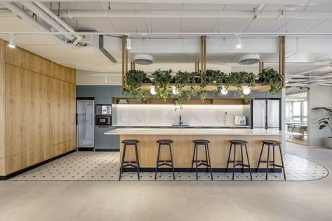 Torq office | Switchup | Archinect Open Concept Office, Coffee Office, Open Pantry, Office Pantry, Coat Storage, Open Ceiling, Hotel Office, Office Layout, Office Snapshots