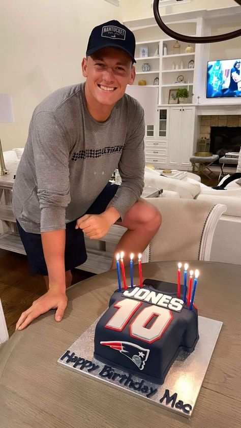 Mac Jones, Patriots Football, 10% Happier, Nantucket, New England, Hard Hat, Happy Birthday, Mac, Football