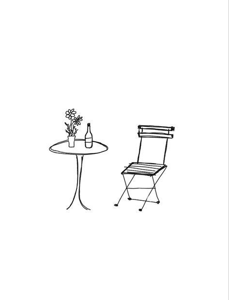 Table And Chairs Tattoo, Table And Chair Tattoo, Living Room Tattoo, Tattoo Table Design, Espresso Machine Tattoo, Interior Designer Tattoo, Dinner Table Tattoo, Table Tattoo Design, From The Dining Table Tattoo