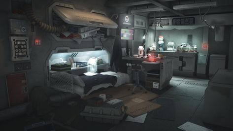 Gabriel Zanferrari - HACKER'S HIDEOUT Cyberpunk Hideout, Hideout Concept Art, Dystopian Room, Cyberpunk Interior Design, Hacker Room, Cyberpunk Apartment, Cyberpunk Interior, Futuristic Concept Art, Scifi Interior