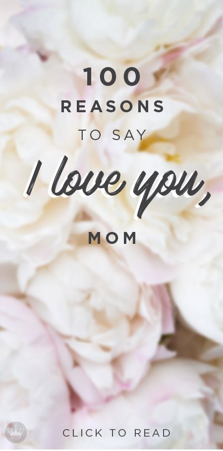 Your mom deserves a lot of thanks and recognition on her special day. There are so many reasons to say I love you, and Hallmark has compiled a list of just a few. Click here to see why you should appreciate your mom a little extra this Mother's Day. Reasons Why I Love You Mum, 100 Reasons Why I Love You Mom, 50 Reasons Why I Love You Mom, Reasons Why I Love You Mom, 52 Reasons Why I Love You, 100 Reasons Why I Love You, I Love You Mother, Bday Gifts For Him, Valentine Notes