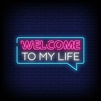 Premium Vector | Day dreamer neon signs style text Welcome To My Life, Neon Signs Quotes, Light Words, Neon Quotes, Butterfly Art Painting, Day Dreamer, Happy Birthday Quotes For Friends, Still Life Photographers, Neon Wallpaper