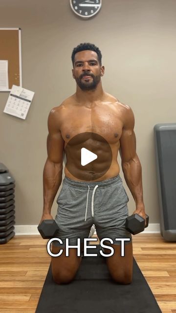 Harbor FIT on Instagram: "Pump up your chest with nothing but dumbbells and a bit of floor space! 

Do 10 reps of each exercise then finish with a burnout of pushups! Do this 4X’s through and you will have a GOOD chest pump. 

Make sure to check out @lateralfitnesschicago in river north!

#homeworkout #workoutfromhome #chestworkout #chestdayworkout #chestpump #pushday #fitnesstips #workouttips #gymtips #fitnessmotivation #workoutvideos #hiit #hiitworkout" Exercise Hacks, Chest Day Workout, Shoulder Workout At Home, Shoulder Training, Push Day, Gym Workout Chart, Gym Tips, Workout Chart, Chest Workout