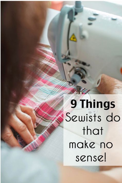 9 Things Sewists Do That No One Understands - Melly Sews Sewing Quotes Funny, Quilting Humor, Sewing Humor, Melly Sews, Sewing 101, Funny Post, So Funny, Quilting Tips, Sewing Projects For Beginners