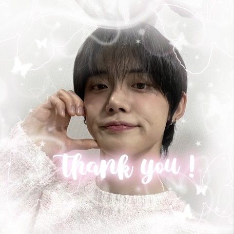 Kpop Thank You Sticker, K-pop Love Mail Stickers, Love Mail Thank You Card Kpop, Love Mail Sticker Kpop Template, Txt Mail Sticker, Thank You Mail, Card Des, Kpop Sticker, Sticker Inspo