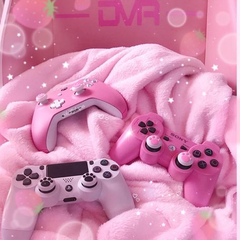 Ni No Kuni, Video Game Controllers, Y2k Phone, Pink Games, Gamer Room Decor, Pink Tumblr Aesthetic, Phone Icons, Baby Pink Aesthetic, Random Aesthetic