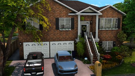 Sims 4 Free Mods, Sims 4 Family House, Black Homes, Sims 4 Content, The Sims 4 Lots, Sims Freeplay Houses, Black Houses, Sims 4 Family, Play Sims 4