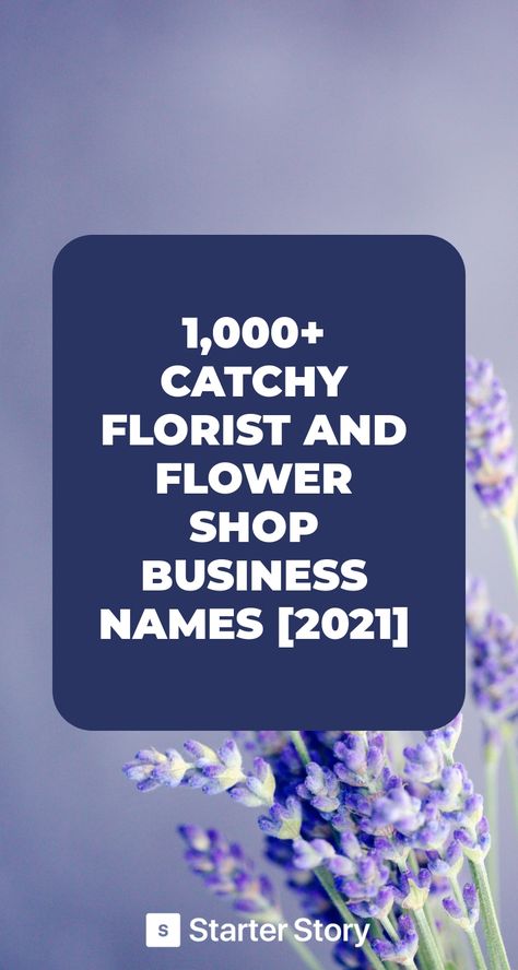 Florist Name Ideas, Flower Shop Business, Shop Stand, Floral Words, Rare Roses, Flower Business, Peak Design, Name Generator, Online Gifts