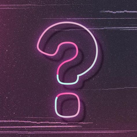 Pink neon glow question mark symbol vect... | Free Vector #Freepik #freevector #banner #design #light #pink Question Mark Icon Aesthetic, Question Mark Picture, Question Mark Wallpaper, Question Wallpaper, Question Mark Aesthetic, Question Logo, Question Aesthetic, Alphabet Aesthetic, Question Mark Background