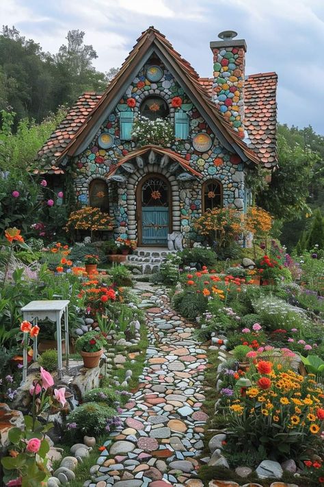 Cute Houses, Whimsical House, Fairytale Houses, Fairytale House, Cute Little Houses, Fairy Cottage, Unique Houses, Cute House, Cabins And Cottages